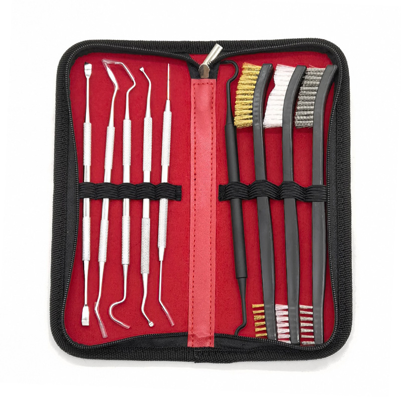 Kit de limpieza de armas de fuego de 9 piezas
